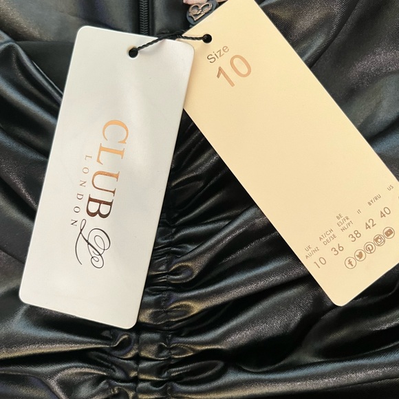 Club L ruched midi skirt - Picture 5 of 7